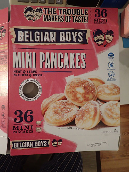 Le Petit Belge, LLC Issues Allergy Alert on Undeclared Milk in Belgian Boys Mini Pancakes